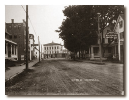 Central Street - Farmington NH - early 1900s